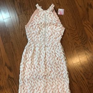 Leafy Elegant White dress